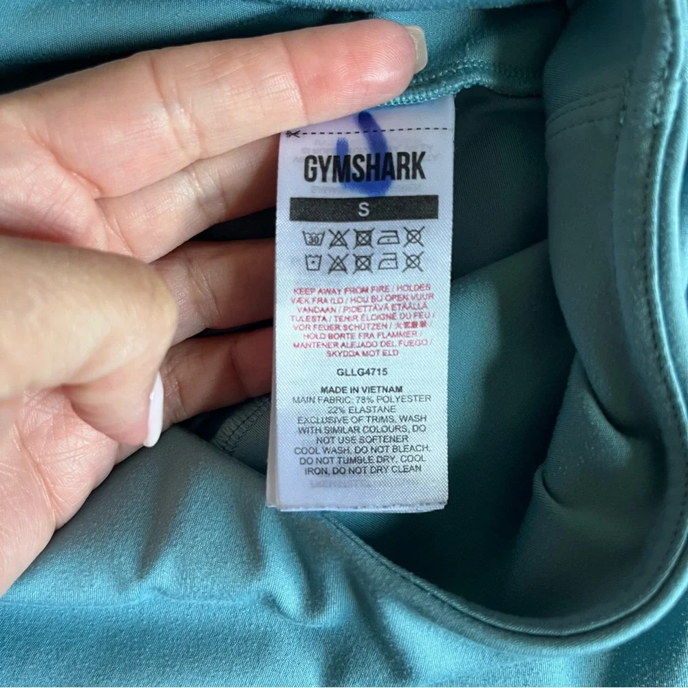 Gymshark 7/8 Training Leggings in Blue Small - Picture 6 of 6